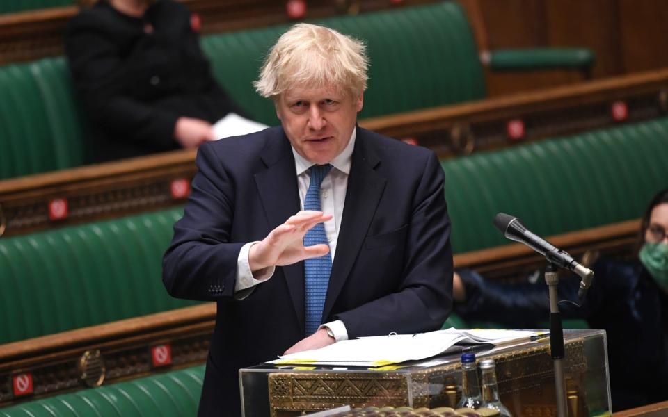 The Prime Minister addresses Parliament - UK Parliament/Jessica Taylor /Reuters