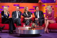 Taylor Swift comes face to face with ex Joe Jonas' wife Sophie Turner on The Graham Norton Show