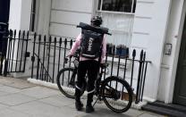 Groceries processed and delivered by online supermarket Weezy in London