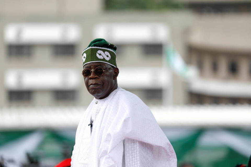 奈及利亞總統提努布發言人8日說，在尼日發生政變後，提努布不排除對這個鄰國採取軍事干預，但仍認為外交是解決危機的「最佳途徑」。圖為奈及利亞總統提努布（Bola Tinubu）。（路透社資料照）