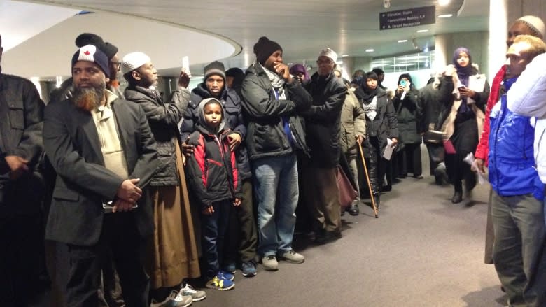 Muslims stage city hall protest over closed Scarborough community centre