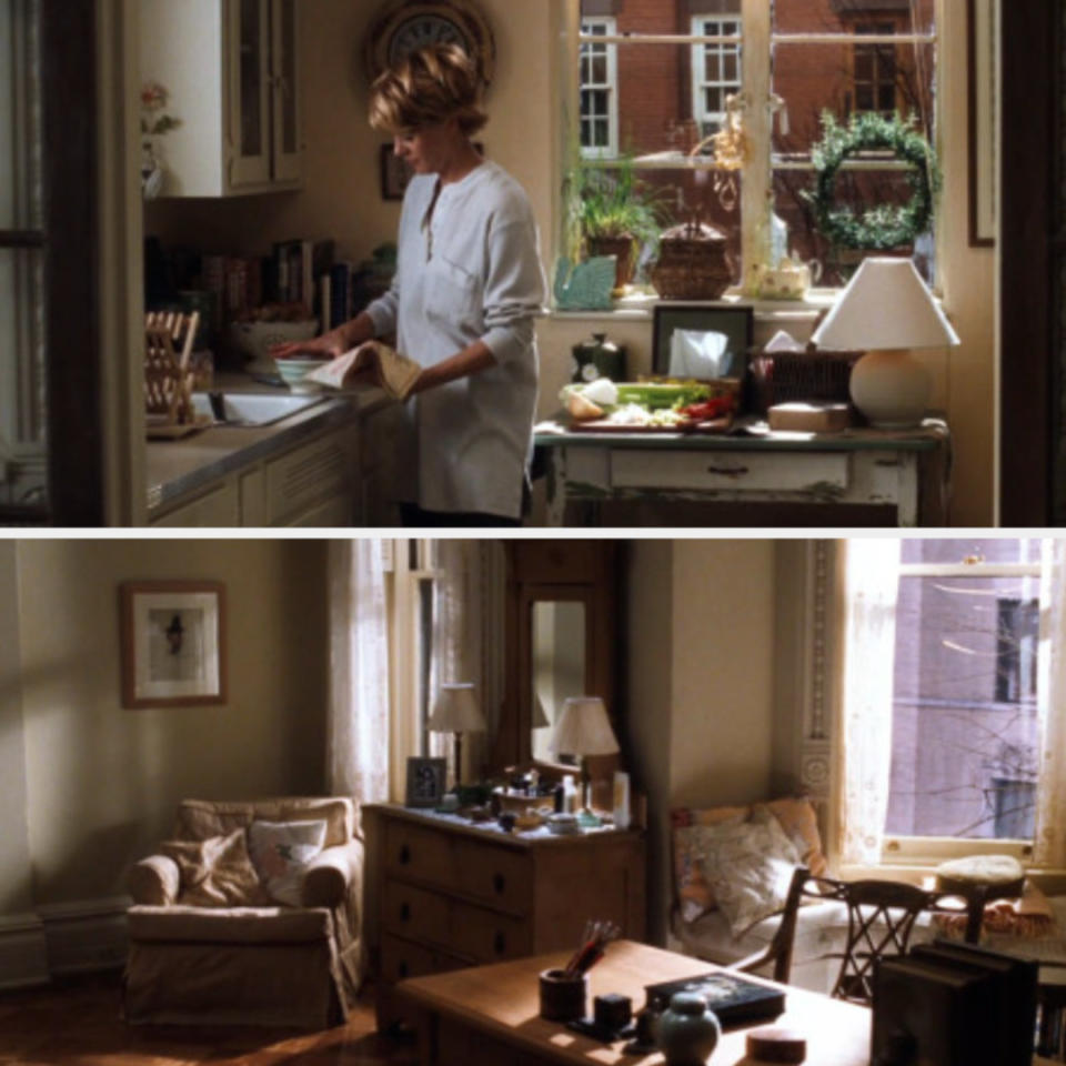 Meg Ryan's apartment in "You've Got Mail"