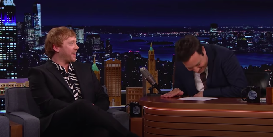 Rupert Grint tells Jimmy Fallon about his young daughter saying the f-word (YouTube / The Tonight Show Starring Jimmy Fallon)