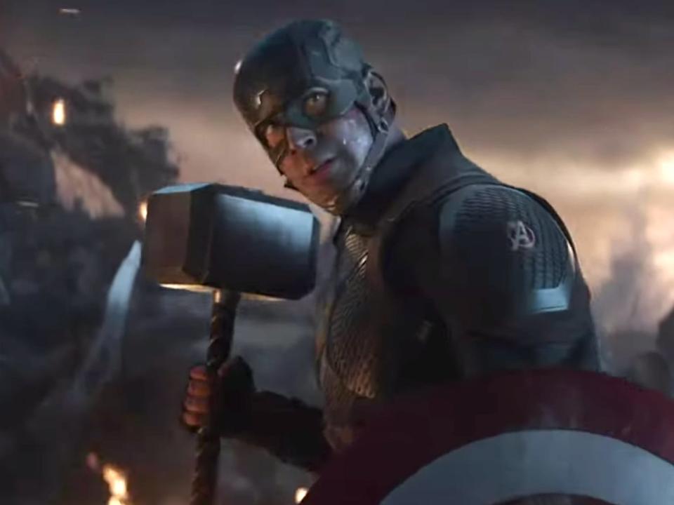 avengers endgame cap shield hammer 1