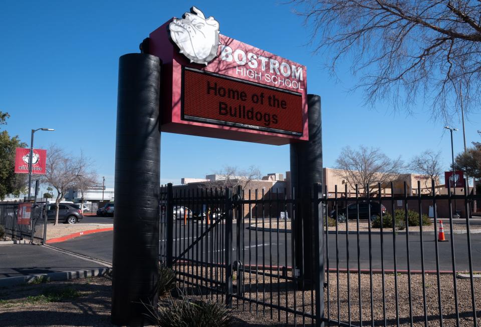 A disassembled AR-15 assault rifle and loaded magazine was found in a boy's pants at Bostrom High School.