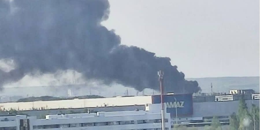 Fire at KAMAZ plant in Tatarstan