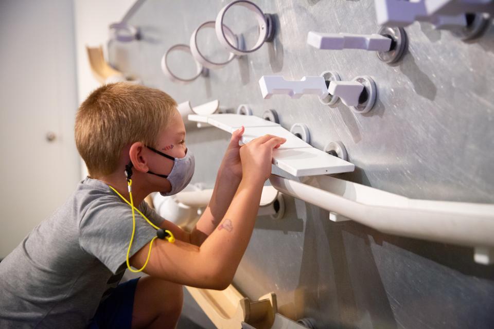 The i.d.e.a Museum features several interactive exhibits for kids of all ages.