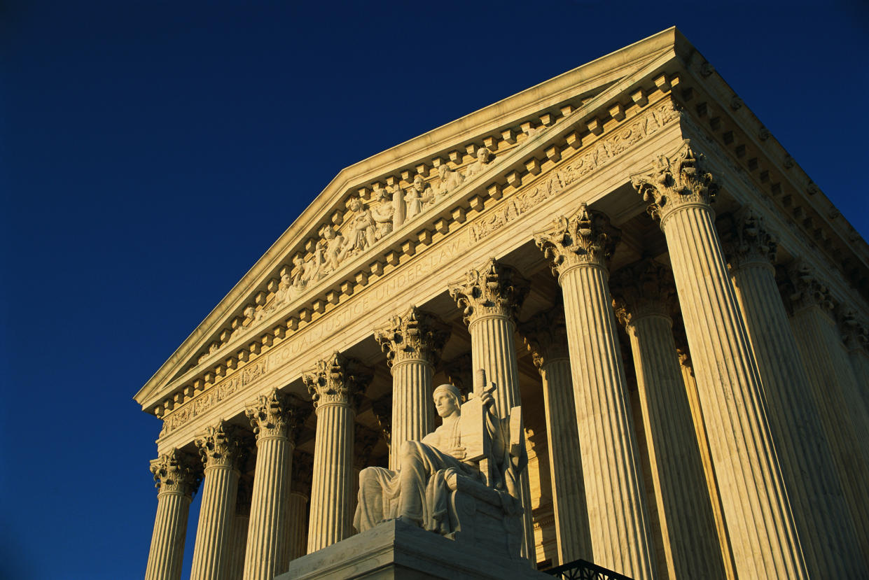  Portico of the Supreme Court. 