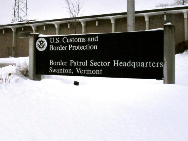 Feb. 10, 2020 photo shows the headquarters of the U.S. Border Patrol's Swanton Sector in Swanton, Vt.