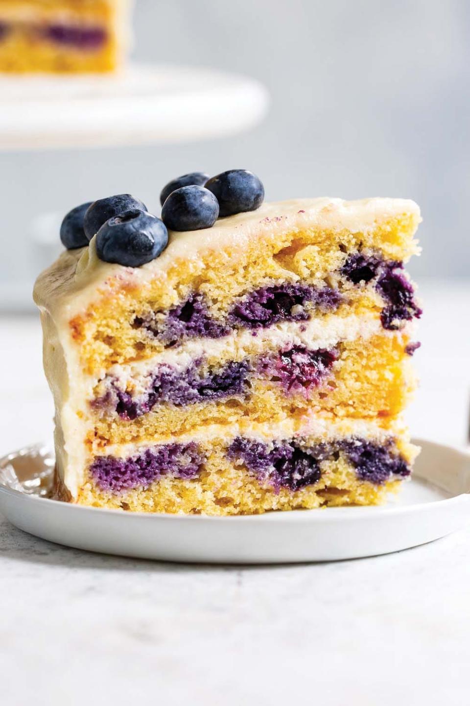 Michele Rosen’s lemon blueberry layer cake