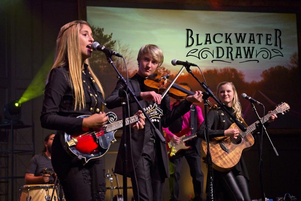 Blackwater Draw performing on 4th on Broadway's 2020 TV Special.