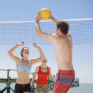 <b>Beach volleyball </b><br><br>Take inspiration from our very own Team GB and make a workout on the beach (weather permitting). Simply erect a volleyball net, grab your friends and you’re good to go. This fun cardio workout can burn up to 10 calories a minute.<br><br><em>What sports will you be taking part in this year? Let us know on <a href="https://twitter.com/ylifestyleuk" rel="nofollow noopener" target="_blank" data-ylk="slk:Twitter;elm:context_link;itc:0;sec:content-canvas" class="link ">Twitter</a>.</em><br><br>Image © Rex