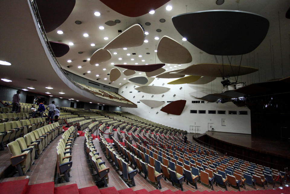 The Aula Magna of the Central University of Venezuela (UCV) is seen in Caracas, Venezuela September 25, 2020. Picture taken September 25, 2020. REUTERS/Fausto Torrealba