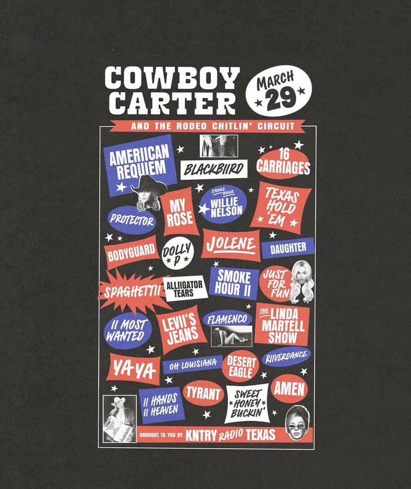 Beyonce Cowboy Carter tracklist