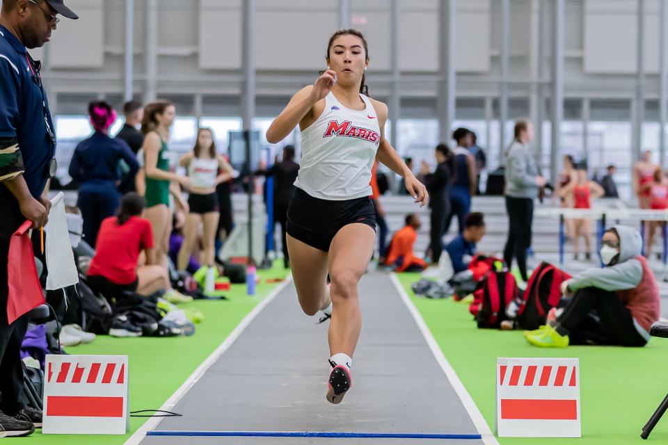 Marist College sophomore Isabella Cipolla is a sprinter and jumper for the women's track and field team.