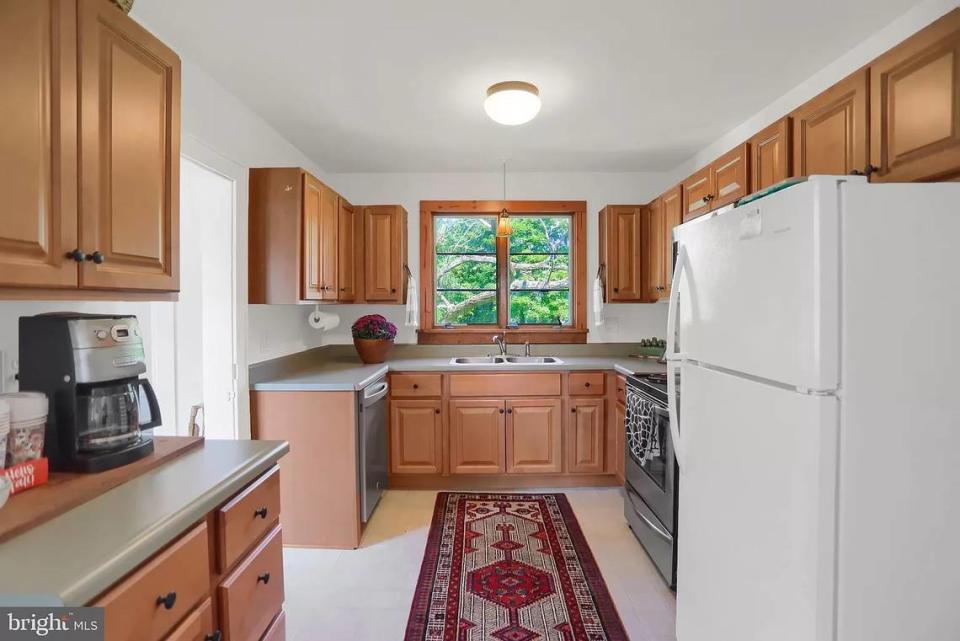 A view of the kitchen inside the home at 830 Henszey St. in Lemont. Photo shared with permission of the home’s listing agent, James Bradley of Keller Williams Advantage Realty. Provided