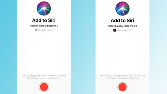 Custom Siri Shortcuts in iOS 12.