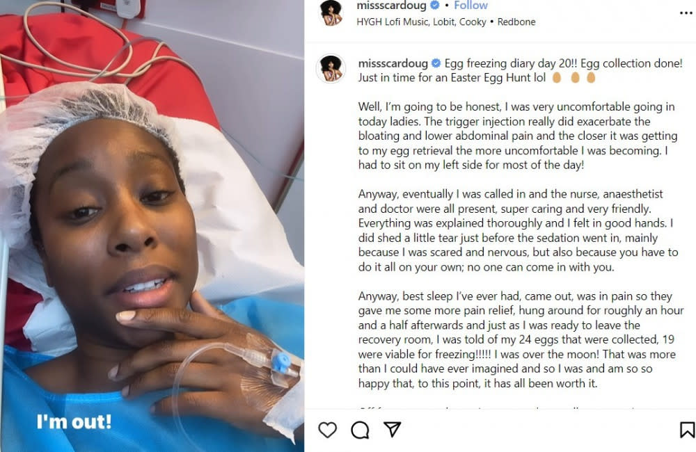 Scarlette Douglas has told how she was in tears during a hospital visit- Instagram-ScarletteDouglas credit:Bang Showbiz