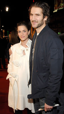 Amanda Peet and David Benioff at the Hollywood premiere of Universal Pictures' Smokin' Aces