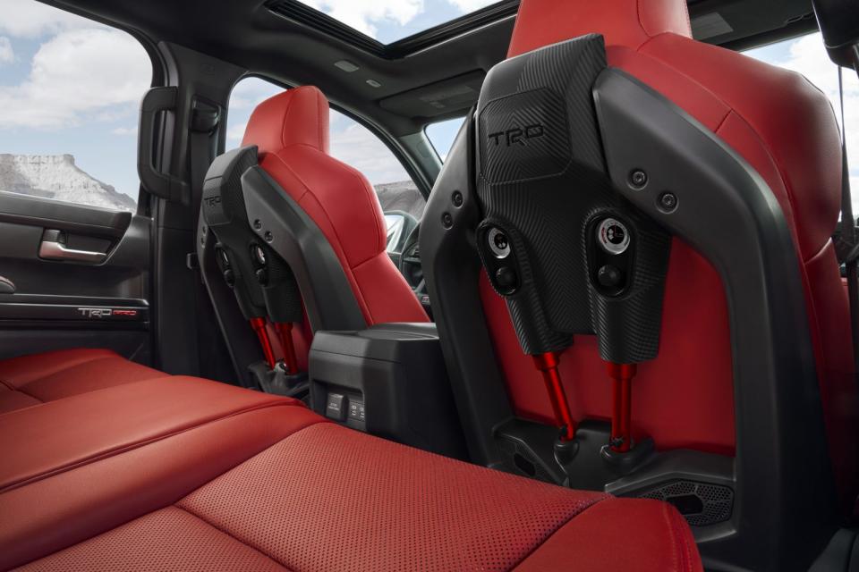 The 2024 Toyota Tacoma TRD Pro interior