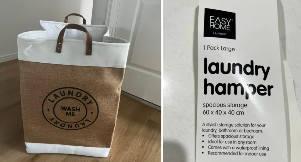 Aldi laundry hampers 