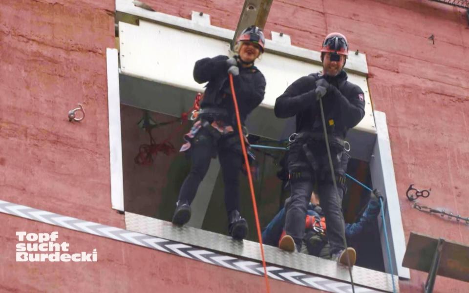 Beim Houserunning-Date bricht Pavel jedoch ab. Konkurrent André nutzt seine Chance.  (Bild: SAT.1)