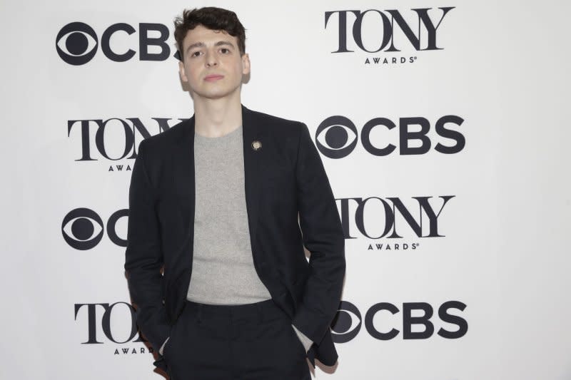 Anthony Boyle arrives on the red carpet at the Tony Awards Meet the Nominees Press Junket in 2018. File Photo by John Angelillo/UPI