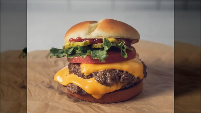 Wayback Burgers classic cheeseburger