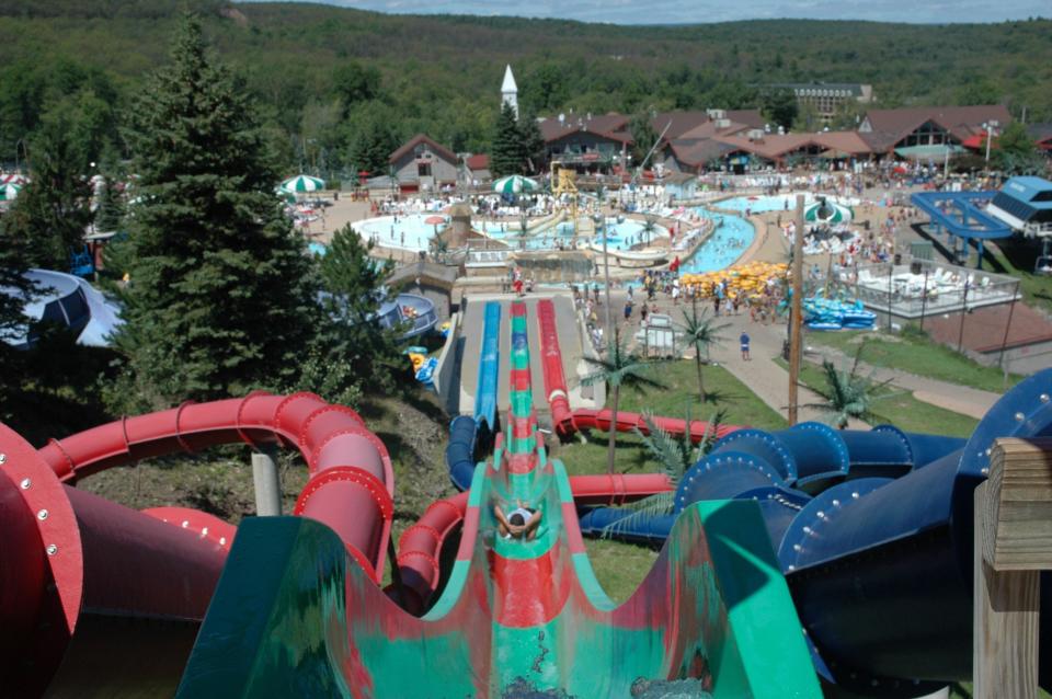 Camelbeach Mountain Waterpark in Tannersville, Pennsylvania, is the state's largest outdoor waterpark.