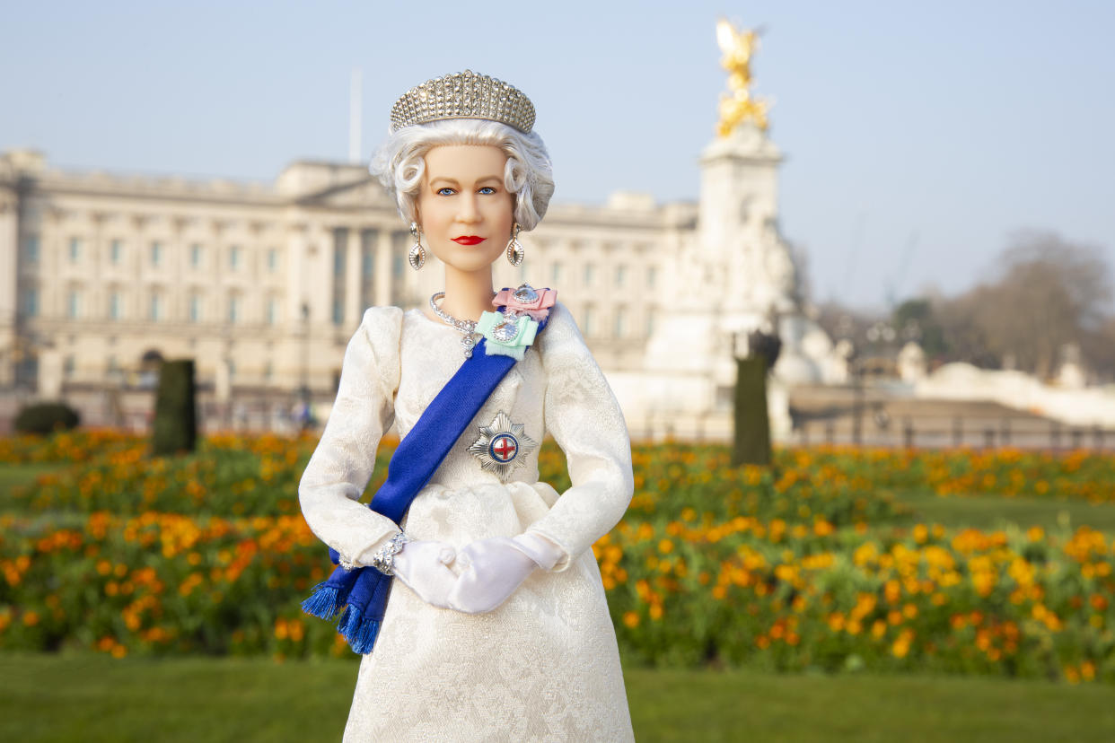 Queen Elizabeth II turns 96 this year. In celebration of her upcoming birthday and her Platinum Jubilee, an event marking her 70 years of service, Barbie has released a Queen Elizabeth II doll. (Photo: Barbie)