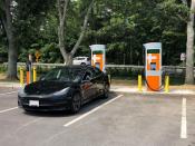 A ChargePoint charging location is seen in this undated handout photo