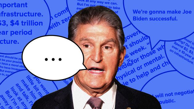 Joe Manchin is D.C.’s second-most powerful man, and one of its most voluble. (Photo: HuffPost/Rebecca Zisser)