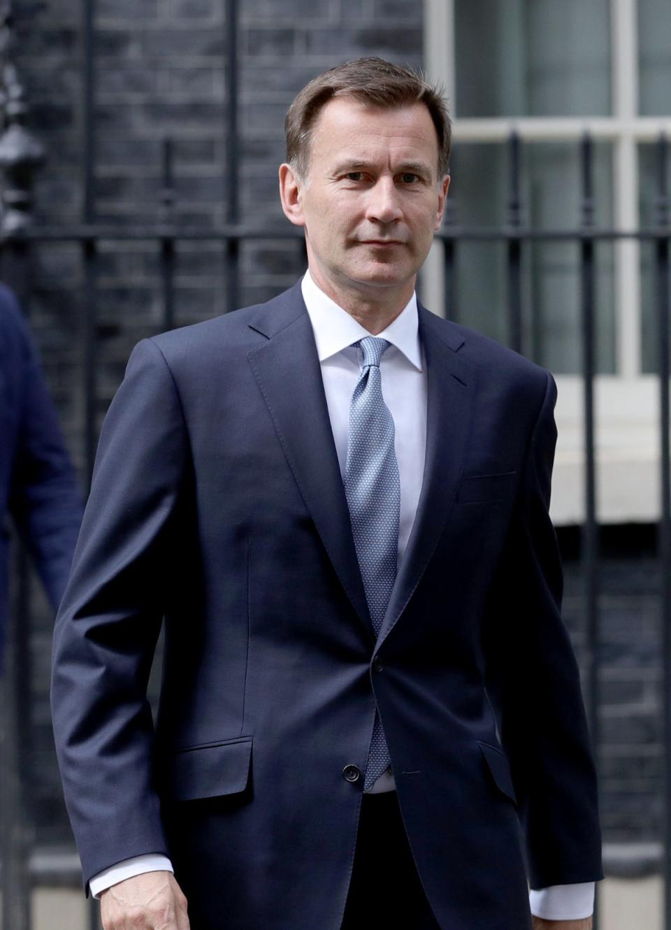 Jeremy Hunt insisted the ‘plan is working’ despite the increase in inflation (PA)