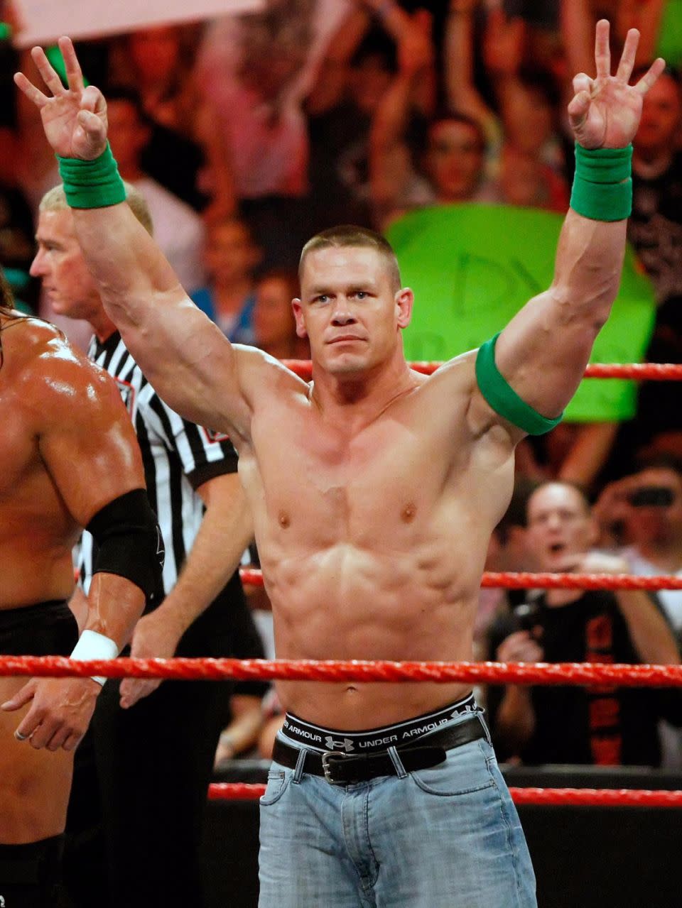 He's always loved pro-wrestler John Cena and will now meet the champ this weekend in Melbourne. Source: Getty