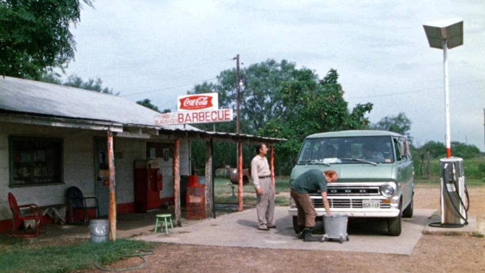 The Last Chance Gas Station in 'The Texas Chain Saw Massacre'