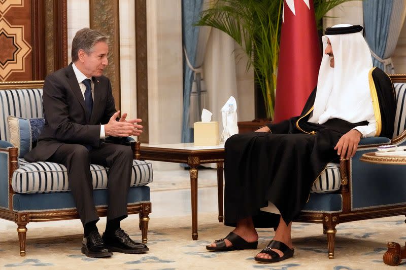 U.S. Secretary of State Antony Blinken visits Qatar