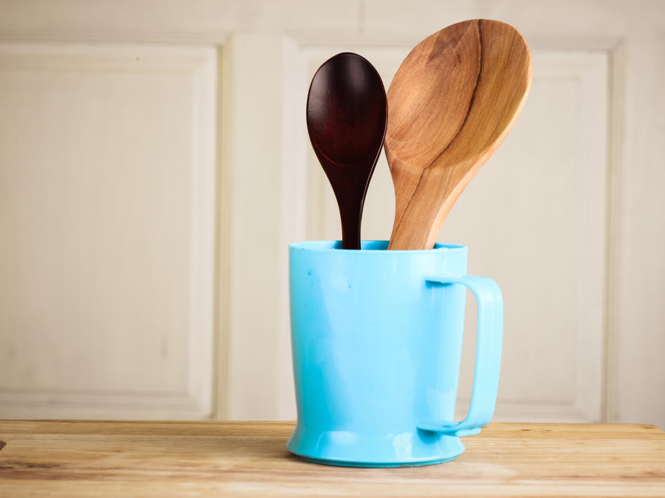 A chef has shared a hack on how to tell how clean your wooden spoon really is. (Getty Images)