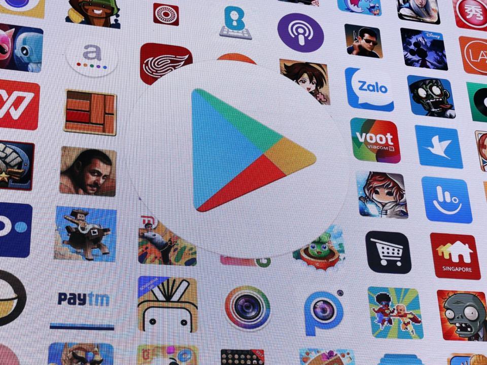 Google Play hosts thousands of Android apps that can be downloaded directly to phones or tablets: REUTERS/Stephen Lam