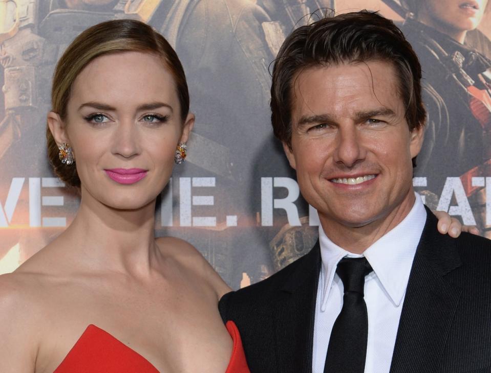 Blunt and Cruise starred opposite each other in Edge of Tomorrow (Getty Images)