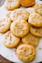 <p>Nebraska-made butter brickle ice cream is a summertime favorite, but until things thaw out around the state, the residents will be baking batches of butter brickle cookies, studded with melty toffee bits.</p><p>Get the recipe from <a href="https://sallysbakingaddiction.com/2015/06/12/salted-vanilla-toffee-cookies/" rel="nofollow noopener" target="_blank" data-ylk="slk:Sally's Baking Addiction;elm:context_link;itc:0;sec:content-canvas" class="link ">Sally's Baking Addiction</a>.</p>