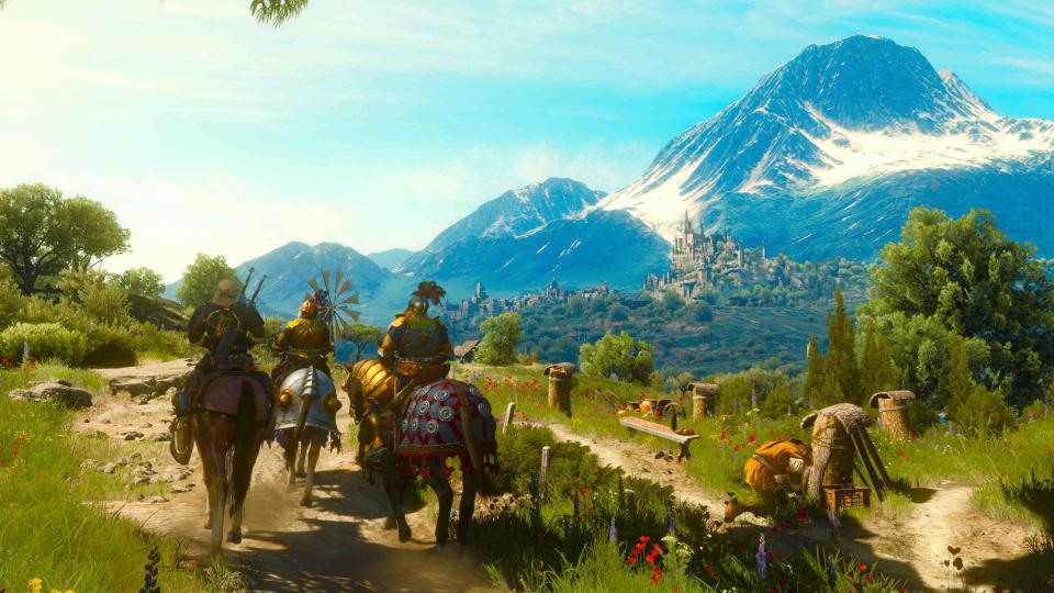 Screenshot of The Witcher 3: Wild Hunt on Xbox Series X.