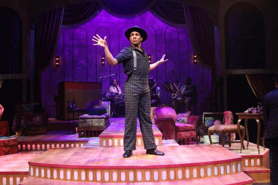 Donovan McFadden as The Dancer in ASF's production of "Blues in the Night."