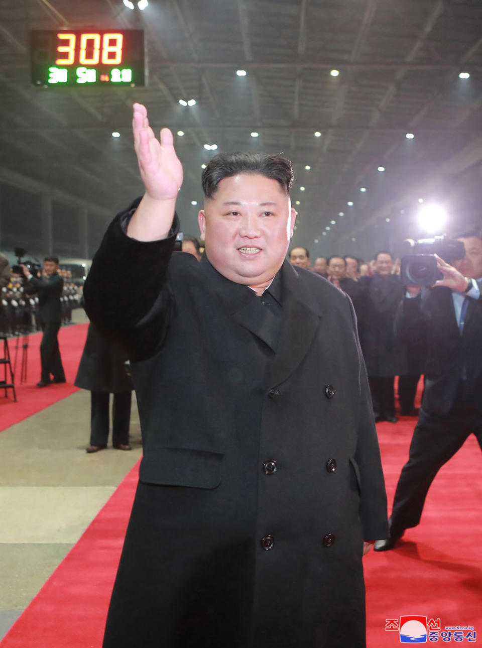 In this March 5, 2019, photo provided by the North Korean government, North Korean leader Kim Jong Un arrives at Pyongyang station after his visit to Vietnam, in Pyongyang. The content of this image is as provided and cannot be independently verified. Korean language watermark on image as provided by source reads: "KCNA" which is the abbreviation for Korean Central News Agency. (Korean Central News Agency/Korea News Service via AP)