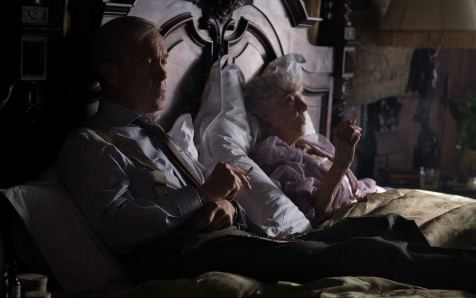 As Queen Mary (with Alex Jennings as Edward VIII) in The Crown - Netflix 