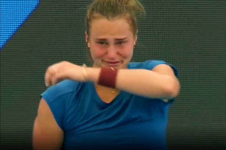 La frustración de Aryna Sabalenka, la número 2 del mundo