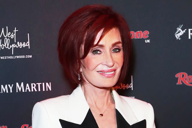 <p>Dave Benett/Getty</p> Sharon Osbourne poses backstage during the 'Rolling Stone' UK Awards in London on Nov. 23, 2023.