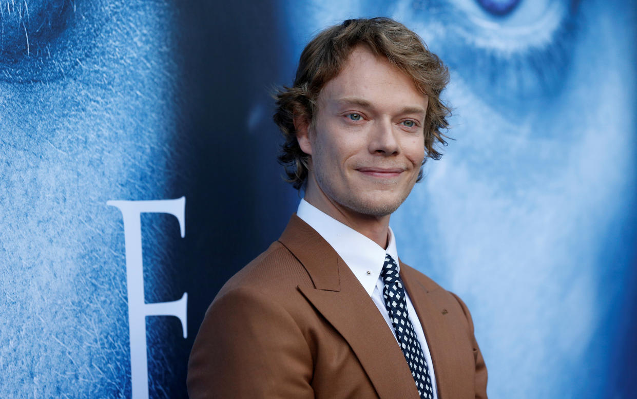 Cast member Alfie Allen poses at a premiere for season 7 of the television series "Game of Thrones" in Los Angeles, California, U.S., July 12, 2017. REUTERS/Mario Anzuoni