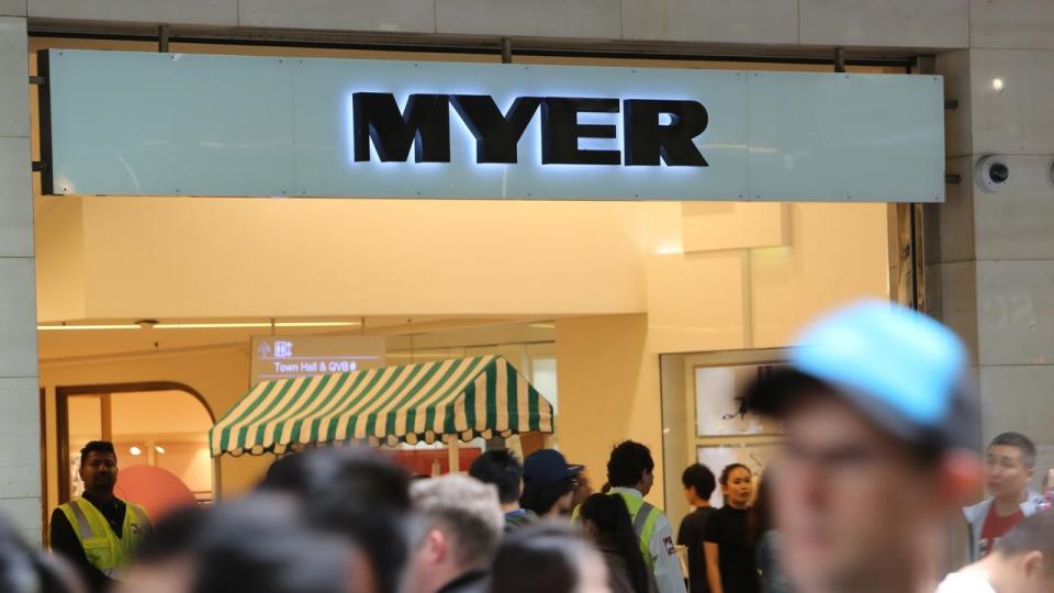 Myer is facing a backlash from the high-profile brands that run concession outlets inside its stores after telling them their staff have to help Myer customers buy products outside their brand’s area. Source: AAP