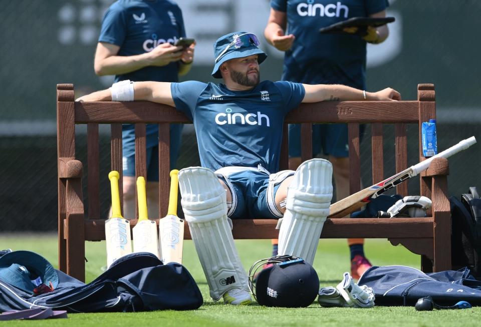 England batsman Ben Duckett looks on during England net session at Edgbaston (Getty Images)