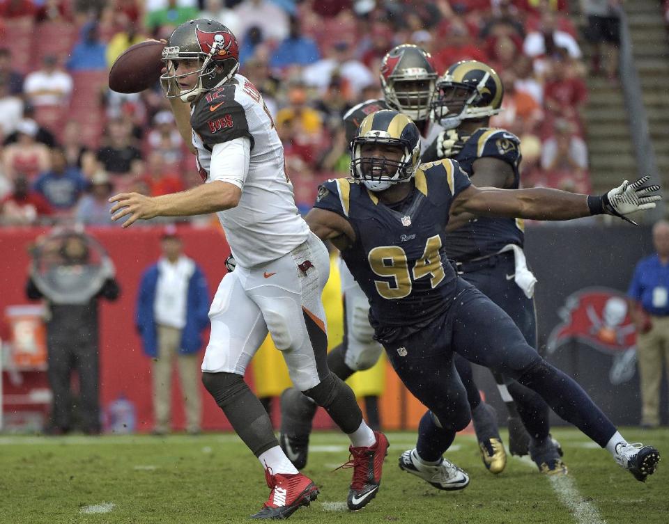 Robert Quinn figures heavily in the Rams' future. (AP) 